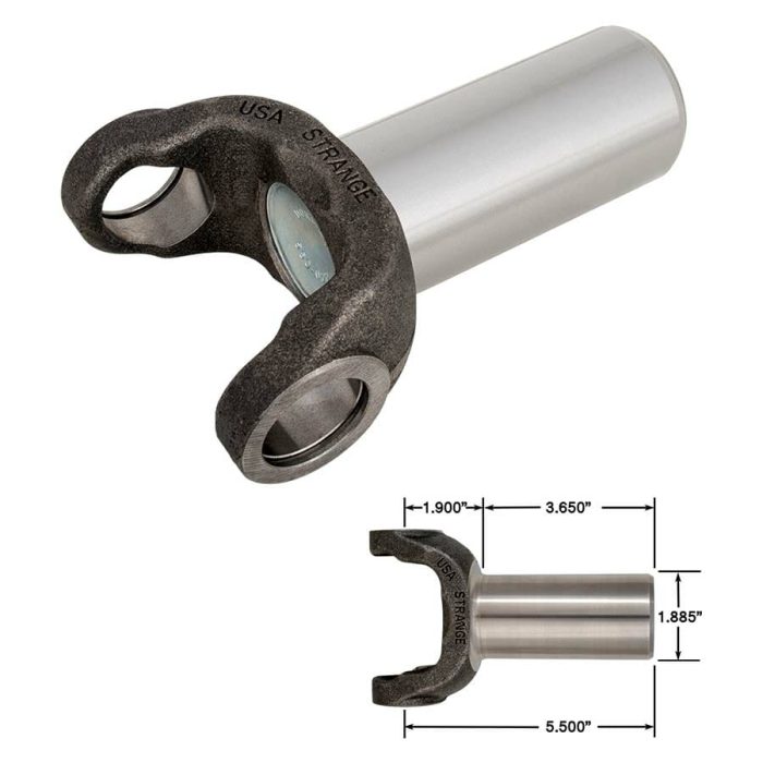 U1650-Strange 1350 Series Transmission Yoke  GM 32 Spline - Heavy Duty Nodular Iron